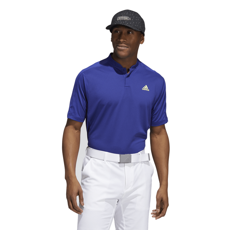 Adidas striped golf new arrivals shirts